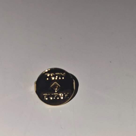 **SOLD** Tory Burch Textured Rope Stud Earrings - Tory Gold - NWOT - Picture 4 of 5